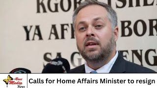 Calls for resignation of Home Affairs Minister Leon Schreiber is gaining traction [upl. by Annitsirhc]