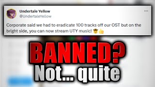 Was UNDERTALE Yellow Forced to Remove 100 Tracks From its Soundtrack [upl. by Aihk272]