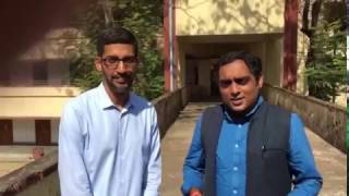 Sundar Pichai CEO of Google visited IIT Kharagpur on January 5 2017 [upl. by Chilcote]