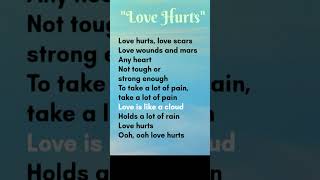 Love Hurts  Nazareth lyrics LoveHurts Nazareth trending spotify shorts hitmusic fyp tiktok [upl. by Borrell]