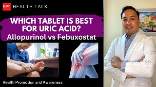 Which tablet is best for Uric Acid Allopurinol vs Febuxostat [upl. by Einattirb]