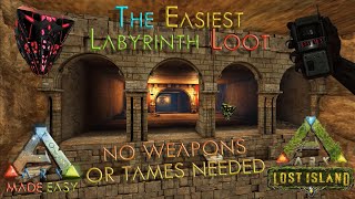 🆕 Easy FREE Loot 💰 Desert Labyrinth Speed Run  Lost Island  ARK Made Easy [upl. by Coad594]