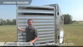 Horse amp Livestock Trailer Tour the Featherlite Model 8413 AllAluminum Combo Trailer [upl. by Atteragram]