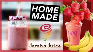 Make With Mirez  Homemade Jamba Juice Strawberry Wild [upl. by Jacoby750]