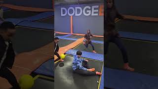 SURPRISE THE END Sky Zone Trampoline Parks Friday Challenge [upl. by Picker]