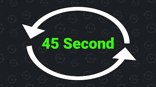 45 Second Interval Timer [upl. by Eceinahs]