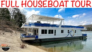 Take A Peek Inside Our LUXURIOUS Houseboat Rental On Lake Cumberland [upl. by Stevie]