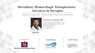 Hereditary Hemorrhagic Telangiectasia Advances in therapies [upl. by Forrester]