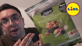 Vegetable Crisps LiDL Review [upl. by Stanfill]