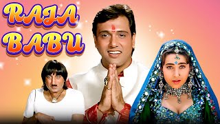 Raja Babu Classic Hindi Full Movie 1994  Govinda Karisma Kapoor Gulshan Grover Shakti Kapoor [upl. by Junia]