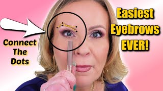 Easy Eyebrow Tutorial for Beginners amp Women 40 to 65 [upl. by Attevaj]