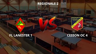 OC CESSON 4  FL LANESTER 1  Régionale 2  Table 2 [upl. by Lamee]