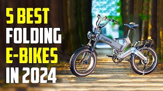 Top 5 Best Foldable Electric Bikes 2024  Best Folding EBike 2024 [upl. by Atsirak705]