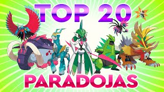 TOP 20 MEJORES POKÉMON PARADOJA [upl. by Eulau480]