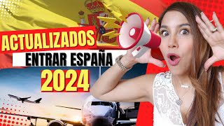 ACTUALIZADO MIGRACIONES 😱😱😱 NUEVOS Requisitos para ENTRAR España 2024 [upl. by Nnylirret]