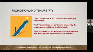 Addressing Tenure and Promotion Areas of Faculty Development [upl. by Burrton]