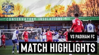 VS Padiham FC H 19 April 2022  Match Highlights  Bury AFC [upl. by Edsel]