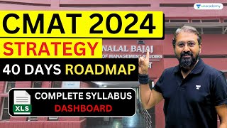 CMAT 2024 Strategy 40 Days Roadmap  Ronak Shah cmat2024 [upl. by Hecht]