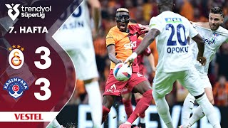 Vestel  Galatasaray 33 Kasımpaşa  HighlightsÖzet  Trendyol Süper Lig  202425 [upl. by Mufinella]