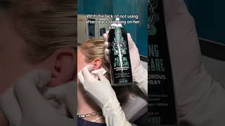 Avoid piercing bumps with Base Laboratories Piercing Aftercare Spray for a safer healing process [upl. by Nirrak]