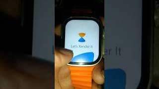 xender in T10 ultra2 smart watch me code live smartwatch youtubeshorts applewatch [upl. by Epul670]