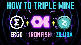 Triple Mining  Ergo Ironfish and Zil in Hiveos [upl. by Langer26]