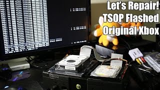 Lets Repair  TSOP Flashed Xbox with Errors 13 16 21 [upl. by Irihs]