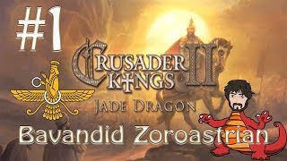 Crusader Kings 2 Jade Dragon  Zoroastrian Bavandid 1 [upl. by Yrallam]