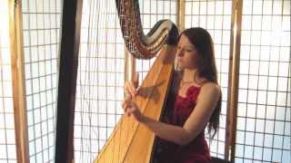 JS Bach  Jesu Joy of Mans Desiring  Amy Turk Harp [upl. by Kalila330]