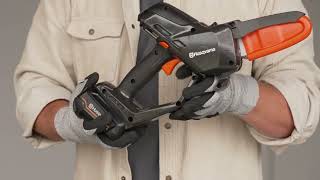 Husqvarna Aspire™ Battery Pruner  Maintenance With Walt Collins [upl. by Repmek166]