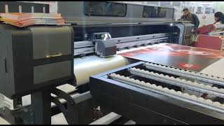 Direct Printing on Sunboard amp Sunpack  Hybrid Eco Solvent Printer  Flatbed Eco Solvent Printer [upl. by Atteuqcaj]