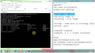 SNMP  Installation and configuration  How to enable SNMP on linux [upl. by Ming]