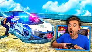 In GTA 5 Worlds FASTEST police car is UNSTOPPABLE HOLY [upl. by Llenet544]