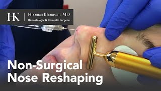 NonSurgical Rhinoplasty  Dr Hooman Khorasani [upl. by Hester516]