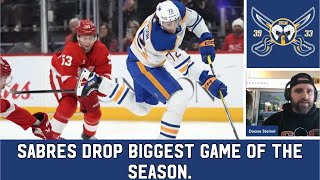 Ill Hang Up and Listen Sabres drop biggest game of season Sabres LetsGoBuffalo [upl. by Hcire]