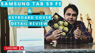 Samsung Galaxy Tab S9 FE  Keyboard Cover Detail Review [upl. by Shina]