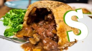 STEAK AND MUSHROOM PUDDING RECIPE  SORTED [upl. by Idok119]