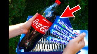 Shredding MENTOS AND COCA COLA [upl. by Winfred]