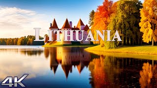 Lithuania 4k  Stunning Footage  Scenic Relaxation Film With Calming Music Nature 4k UHD [upl. by Stephie]