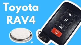 Toyota RAV4 Key Fob Battery Replacement 2013  2019 [upl. by Oretna9]