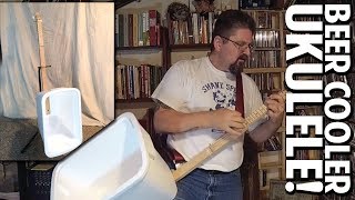 Ukulele Made From a Beer Cooler  by Shane Speal [upl. by Ynnatirb457]