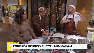 Så lyckas du med pizzabaket i hemmaugnen  Nyhetsmorgon  TV4 amp TV4 Play [upl. by Emilee568]