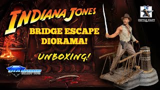 Indiana Jones Temple Of Doom Bridge Escape PVC Collectible Figure Unboxing [upl. by Acey]