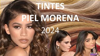 Mejor TINTE para PIEL MORENA Tendencia 2024 pielmorena tintes tendencias [upl. by Conny]