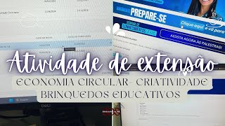 Como fazer atividade extensionista economia circular criatividade brinquedos educativos [upl. by Ris943]