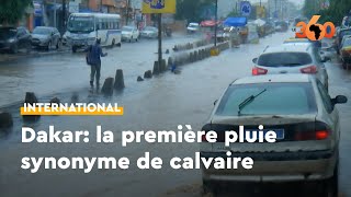 Sénégal la première pluie de la saison et cest le calvaire à Dakar [upl. by Deerdre608]