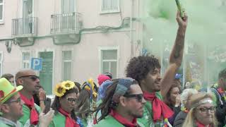 Small Carnival celebration in Arroios Lisbon carnival [upl. by Iney185]