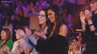 Cheryl in the Audience Interview amp Cheering for Liam Payne X Factor UK 2017 [upl. by Amapuna194]