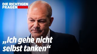 Olaf Scholz kennt den Spritpreis nicht  Die Richtigen Fragen [upl. by Grishilde]