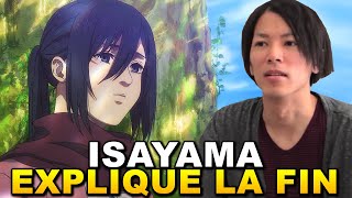 NOUVELLE INTERVIEW  ISAYAMA PARLE DE LA FIN DE LATTAQUE DES TITANS [upl. by Jarrett194]